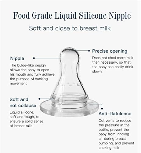 Baby Feeding Bottle with Weighted Straw